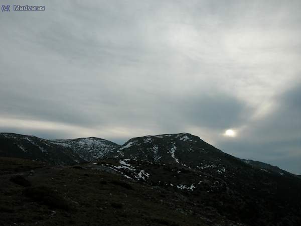 Incluso ya en las primerras rampas veiamos que habia nieve, estava precioso