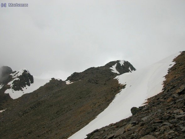 Pues nos pilló el palomo casi llegando... empieza a granizar