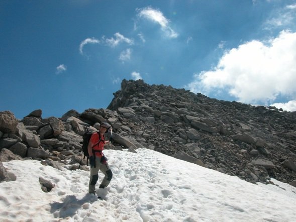 Ultimos metros a la cima