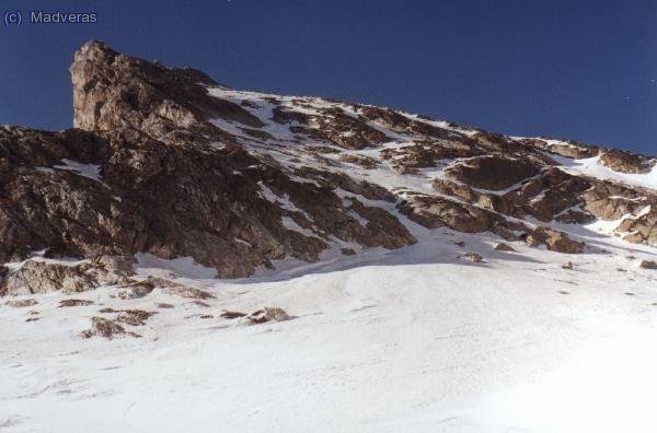 vista de la pared