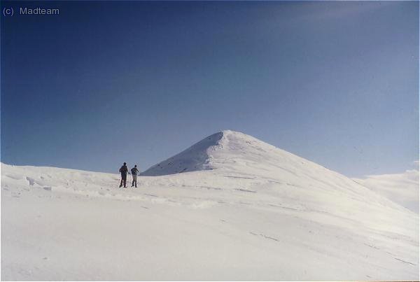 Llegando a la cima de la Coma del Clot