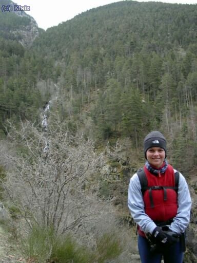 quasi bé a baix de les gorges, prop del salt del grill