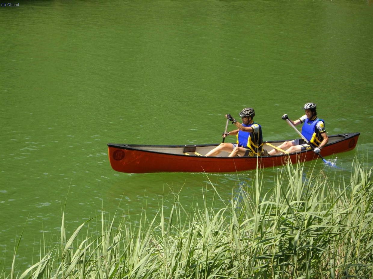 Y 2 vueltas en canoa al pantano.