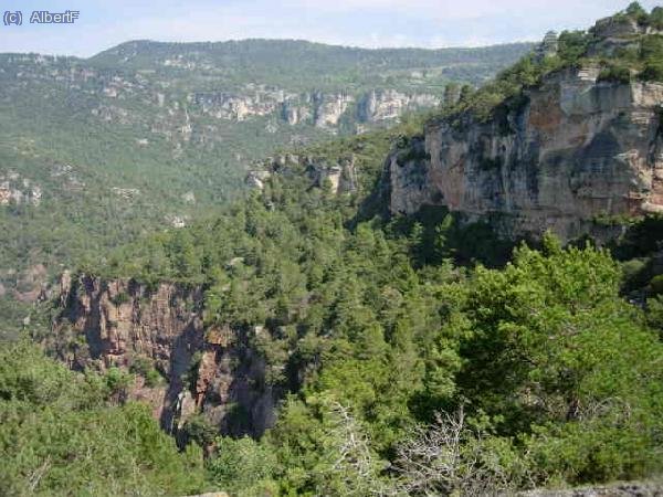 Cingle del Martí, cap a la Mussara