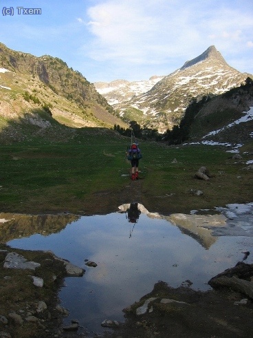 Llegando al Forau de Aigualluts