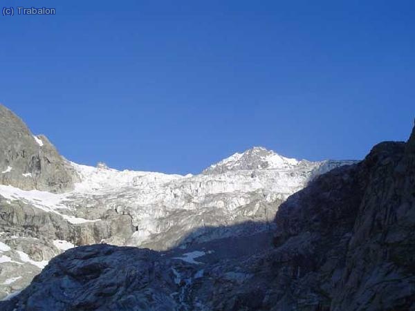 Bonito glaciar de Triolet