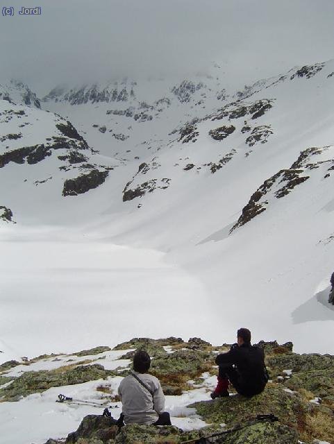 Descansando en el estany de Sotllo