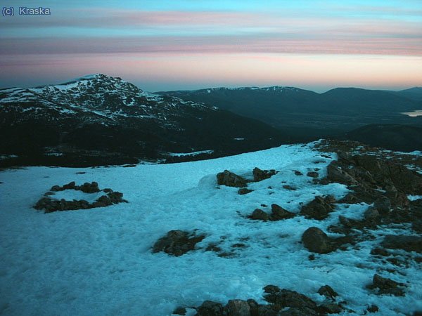 ... y el amanecer llega a Peñalara