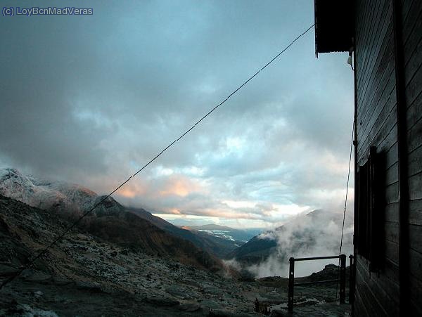 DespuÃ©s de la tormenta, en el refugi de Colomina