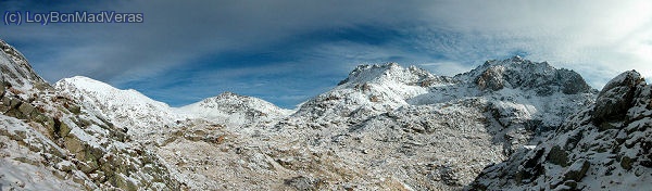 Panoramica completa del circo, desde el Peguera al Pic de Tort