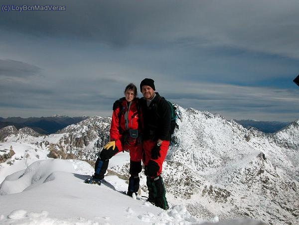 En la cima del Pic dels Vidals