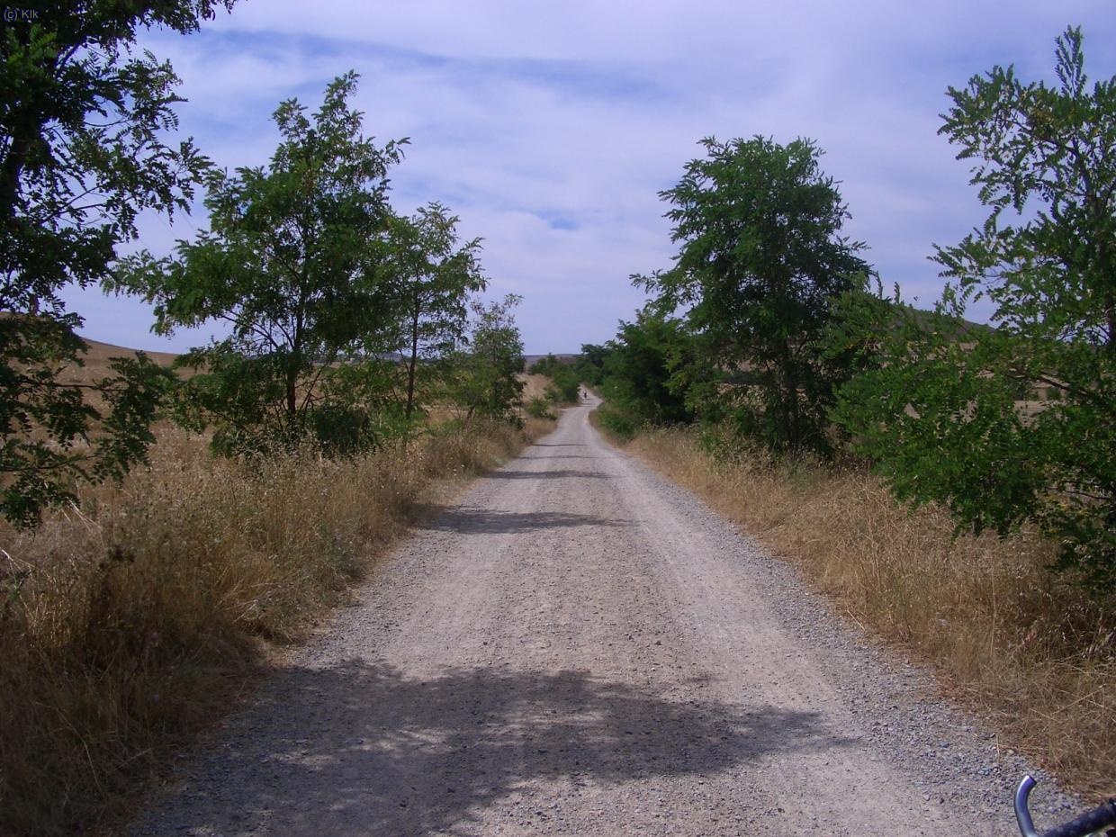 el camino .. se va secando.