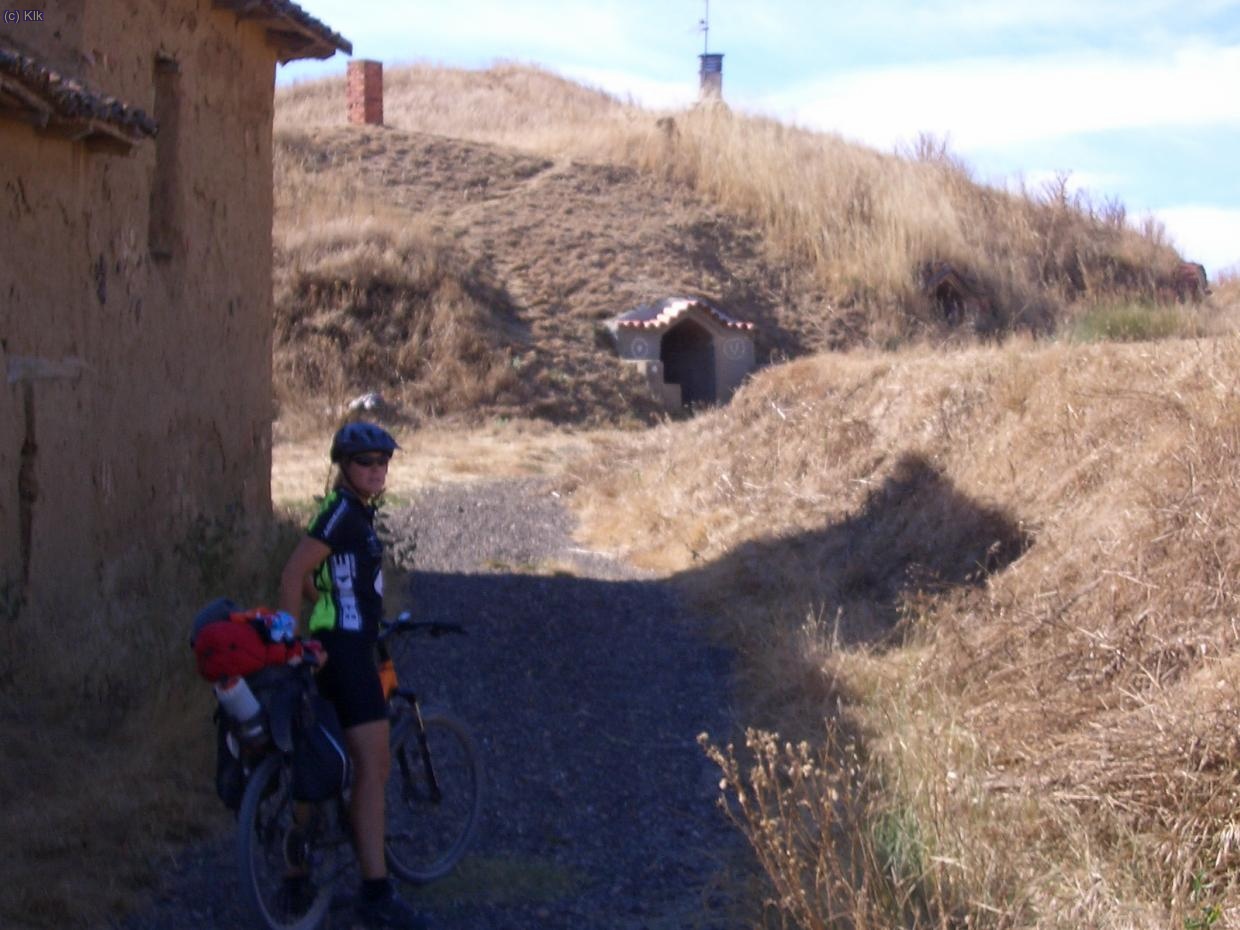 casas bajo la tierra...