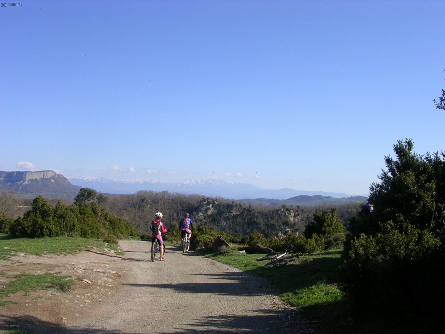 Mirant cap al Pirineu.