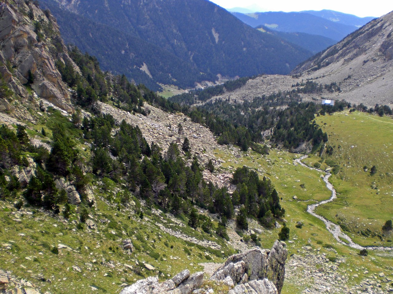 Vistes de tot el camí des de la carretera fins l