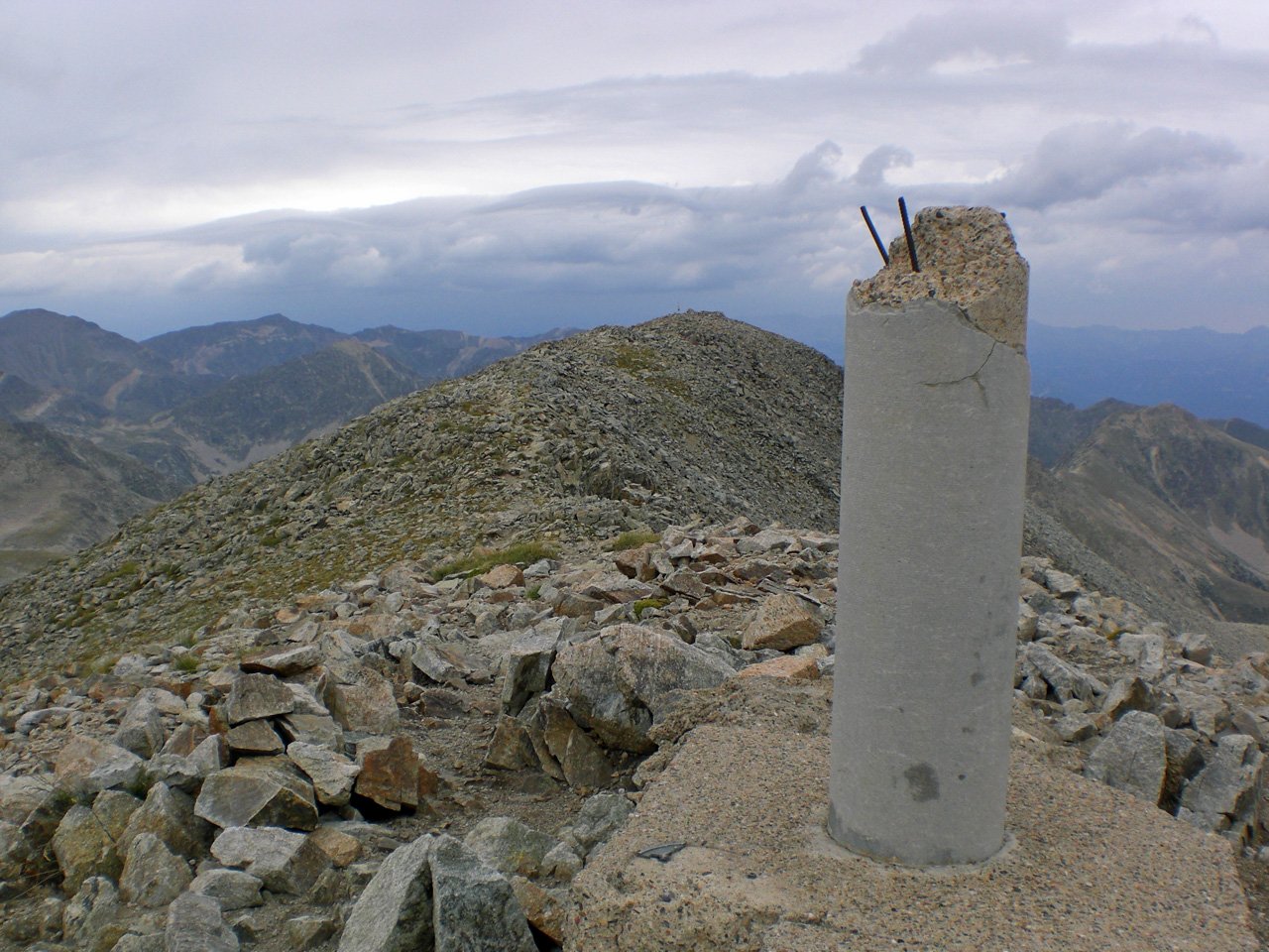 El punt més alt del Bastiments (segon cim).