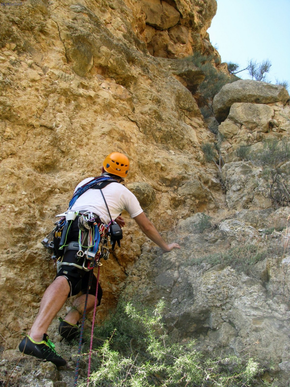 Primers passos (III). roca no gaire bona.